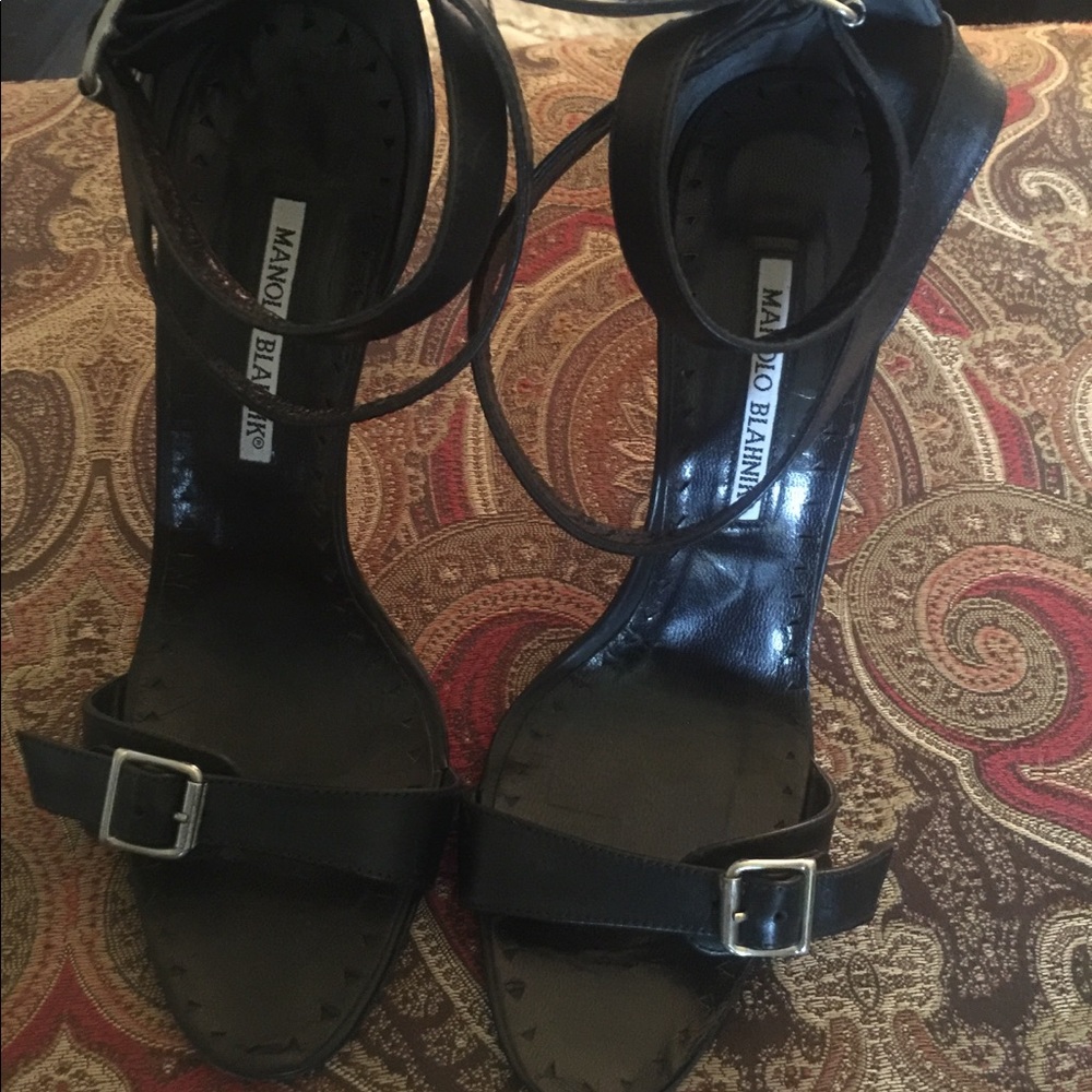 Manolo Blahnik Black High Heels